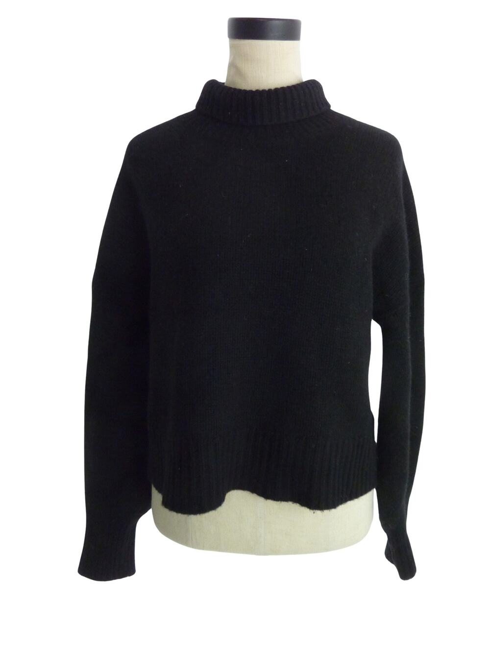 Naadam Womens S Black 100 Cashmere Knit Sweater Long Sleeve Pullover Soft